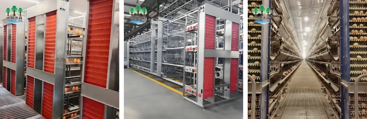 Four-layer egg-laying hen cage