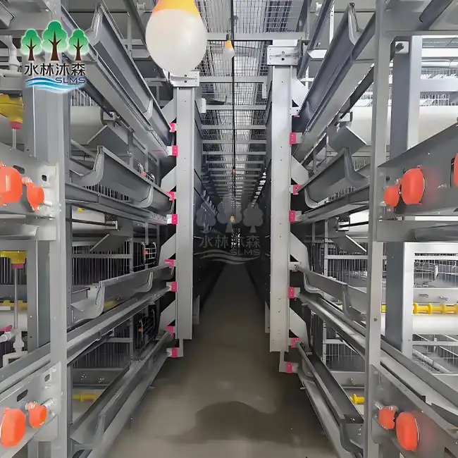 Quadruple-deck Broiler Rearing Cage