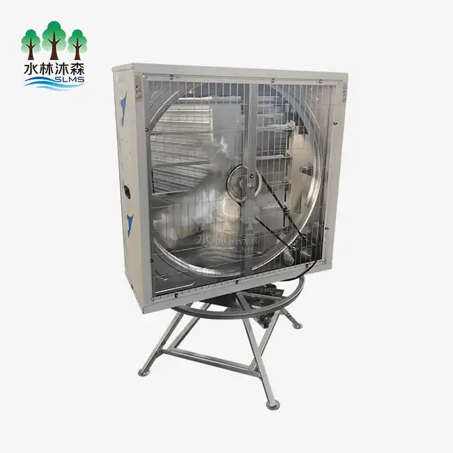 Chicken Coop Floor System Rotating Fan Mount