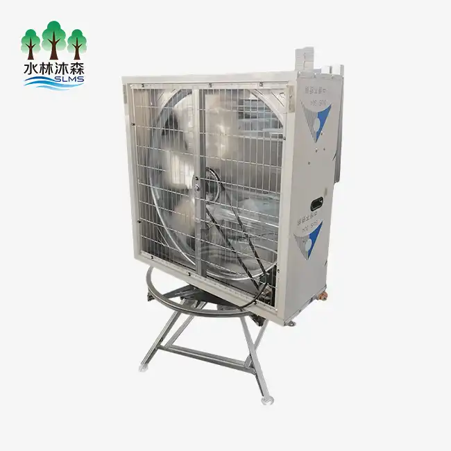 Chicken Coop Floor System Rotating Fan Mount